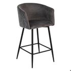 ATMOSPHERA CRÉATEUR D'INTÉRIEUR Fauteuil de bar Marlo gris - Atmosphera createur d'interieur