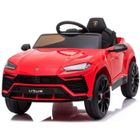 BENEO Voiture électrique Lamborghini URUS, rouge, sous licence d'origine, alimenté par batterie, portes à ouverture verticale