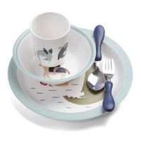 Coffret repas Dragon Tales - Blanc - Ensemble de vaisselle pour enfants - Sebra