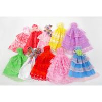 Fashion Party Dress Princess robe vêtements Outfit pour poupée Barbie 11in (style aléatoire)