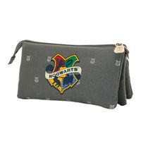 Harry Potter Greyly Trousse Triple HS, One Size Gris