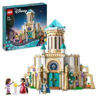 LEGO® Disney Wish 43224 Le Château du Roi Magnifico, Jouet Tiré du Film Wish avec Figurine Asha, Dahlia et le Roi Magnifico