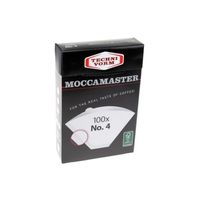 Moccamaster - filtre à café en papier n° 4 - pack/100 - 85022