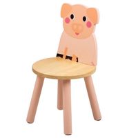 Chaise pour enfant cochon - TIDLO - la ferme - Rose - Enfant - 3 ans - 8 ans - Bois