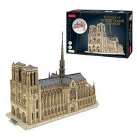 Puzzle 3D Notre Dame XL - World Brands - Puzzle 3D Led - 293 pièces - Adulte 14 Ans ou Plus