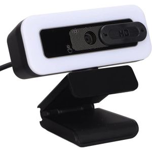 0€01 sur Mini caméra d'ordinateur portable de bureau USB de webcam HD avec  micro, support rotatif flexible de lumière LED - Accessoire caméscope -  Achat & prix