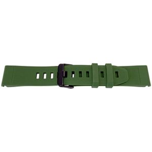 Bracelet De Montre Seiko Vert 22 Mm - Acier Inoxydable Et Caoutchouc - Neuf Avec étiquettes