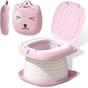 Pot De Toilette Bébé Avec Sons Et Musique - Apprentissage Propreté, Anti-éclaboussures, Rose, 36x42x30 Cm
