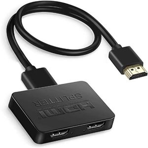 Répartiteur HDMI 1 Entrée 2 Sorties - Dupliquez Votre écran En 4K 30Hz, Plug-and-play, Pour TV, Moniteur, Projecteur - 13