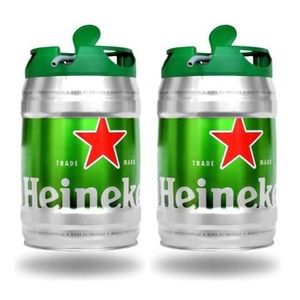 Heineken - Pack de 2 Fûts 5L - Bière Blonde 5° - Compatible Tireuse  BeerTender, Utilisable sans Machine à Bière - Coffret Bières Pression à  Domicile : : Gros électroménager