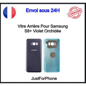PIÈCE TÉLÉPHONE Vitre Arrière Samsung Galaxy S8+ Violet Orchidée C