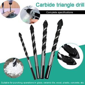 5 pcs Forets multi-fonctionnel en céramique murale verre poinçonnage trou travaillant Ensemble