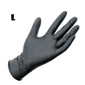 Gants nitrile noir pour mécanicien