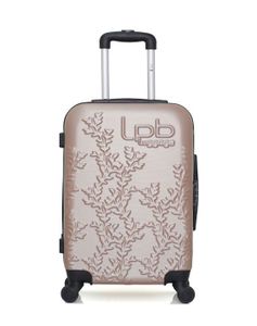 VALISE - BAGAGE LPB - Valise Cabine ABS NAÏS 4 Roues 55 cm - ROSE DORE