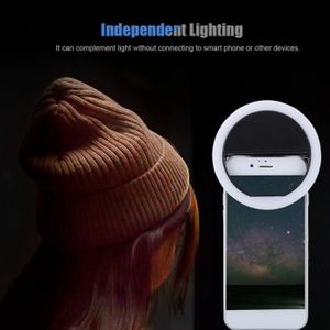 DIFFUSEUR DE FLASH PAI® Selfie LED Bague Flash Light Portable Télépho