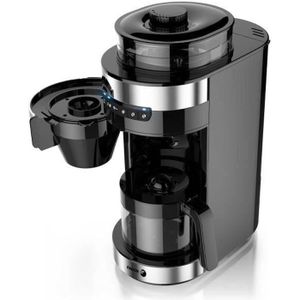 Caf/é en Grains ou Moulu LIVOO DOD173 Cafeti/ère avec Broyeur Int/égr/é S/électeur dAr/ômes 820W Capacit/é 6-9 Tasses Arr/êt Automatique
