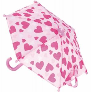 ACCESSOIRE POUPÉE Parapluie rose avec coeurs pour poupée Götz - GOTZ