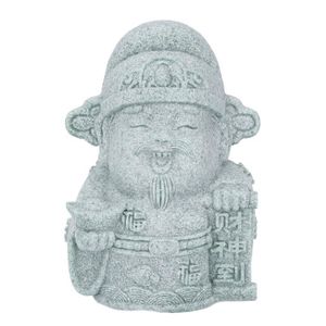 STATUE - STATUETTE HURRISE décor de Dieu chinois Statue de dieu chino