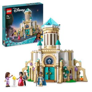 ASSEMBLAGE CONSTRUCTION LEGO® Disney Wish 43224 Le Château du Roi Magnifico, Jouet Tiré du Film Wish avec Figurine Asha, Dahlia et le Roi Magnifico