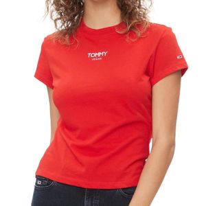 T-SHIRT T-shirt Rouge Femme Tommy Hilfiger Essential