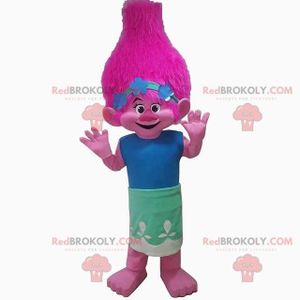 DÉGUISEMENT - PANOPLIE Mascotte de troll rose, costume de créature rose -