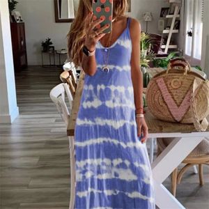 ROBE DE PLAGE ROBE DE PLAGE Femme - Robe imprimée en vrac Mode Sling - Bleu CK™