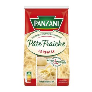 PENNE TORTI & AUTRES PANZANI - Pâtes Qualité Fraîches Farfalle 400G - L