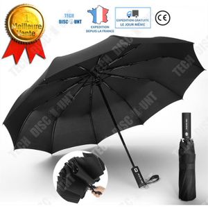 PARAPLUIE Parapluie entièrement automatique TD® Grande taille pour deux personnes Triplé pliable Parapluie d'affaires coupe-vent pour hommes