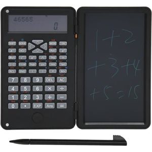 CALCULATRICE Calculatrice Scientifique Avec Tablette D'Écriture, Calculatrice De Bureau À Chiffres 10 + 2 Bits Avec Bloc-Notes 6 Pouces, É[W1043]