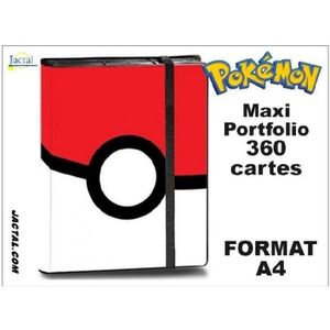 CARTE A COLLECTIONNER Portfolio A4 Pokémon Pro - ULTRA PRO - MAXI - 360 