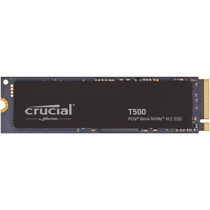 Disque SSD externe Crucial X6 - 500Go (Noir) à prix bas