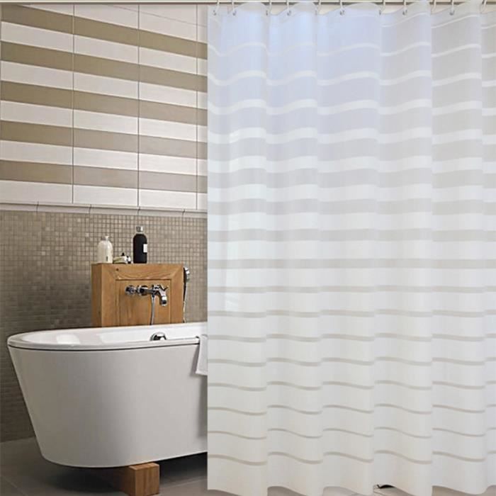 1pc Rideau de douche, doublure de rideau de salle de bain 200x200
