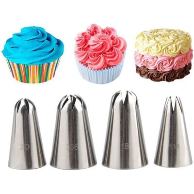 Set De Douilles à Pâtisserie 47 Pièces - Douilles Russes, Poches, Adaptateurs, Décorations Gâteaux