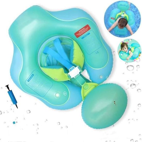 WYRIAZA Brassard Gonflable Enfant 1-6 Ans (6-20kg) – 3 Airbags Indépendants, Tailles XS Et S, Vert
