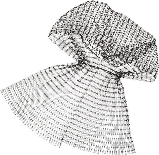 Ruban à Paillettes Maille Diamant - 9,1 M X 6,3 Cm, Bords Filaires, Pour Décoration Noël, Cadeaux, Couronnes DIY (vert)