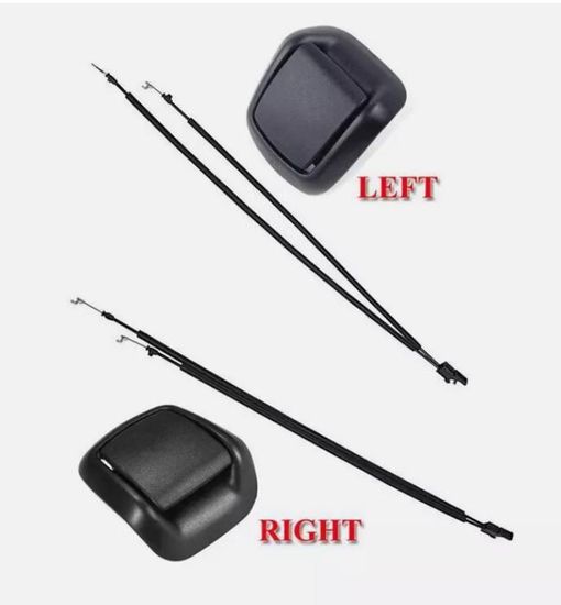 Poignées De Déverrouillage Inclinables Pour Siège Auto VW Golf, Audi A1, Seat - Référence OEM 1J3881633B/1634B - Noir, Gauche + Droite - 8
