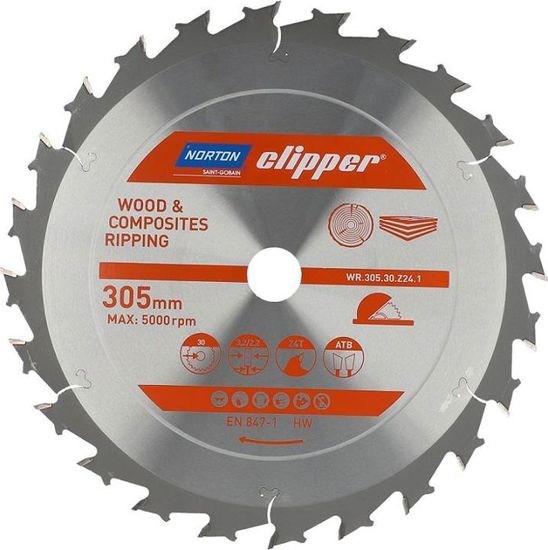 Lame De Scie KAPEX KS120/KS88 2601-260 Mm X 30 Mm X 2,4 Mm 40 Dents