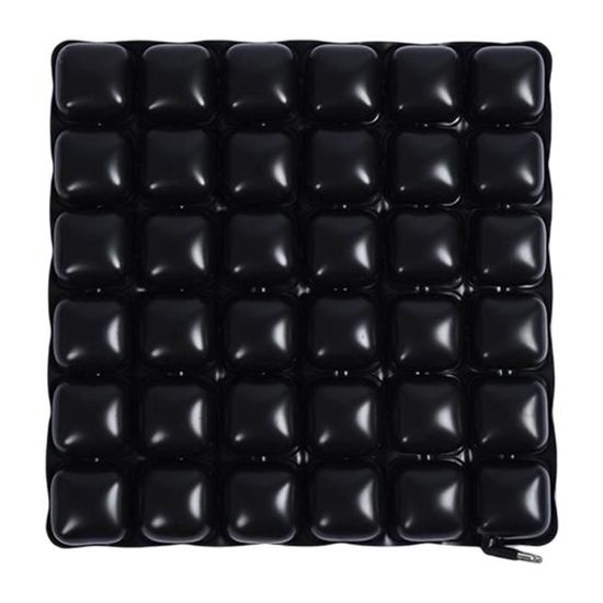 Coussin De Siège Gonflable Pour Fauteuil Roulant - Taille 46x46cm - PVC Bleu Foncé - Neuf