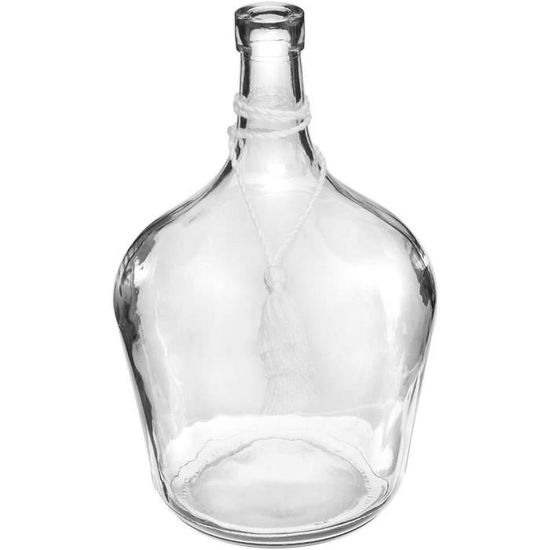 Vase Atmosphera Créateur d'intérieur - Vase en Verre Dame Jeanne 42cm
