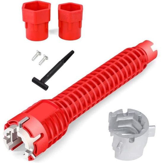 Outil de robinet d'installation de robinet d'évier multifonction Clé d