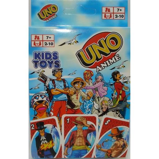 Jeu De Cartes Uno Anime Kids Toys One Piece Cdiscount Jeux Jouets