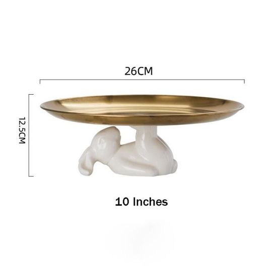 Support à Gâteaux 4 Niveaux – Assiettes Anciennes – Personnalisé