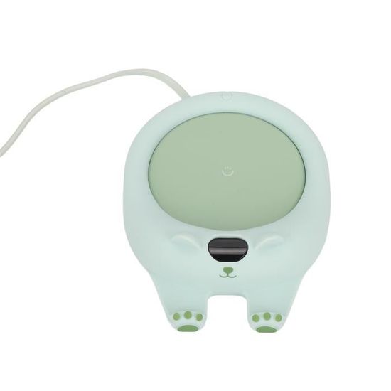 Chauffe-Tasse à Café 55°C Constant - Automatique Par Gravité | Pour Thé, Lait | Bureau Ou Maison (Vert)