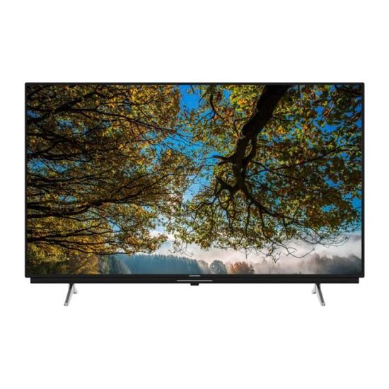 Téléviseur LED GRUNDIG 43GGU7900B 109CM UHD - Blanc - Compatible HDR - Smart TV - Ecran incurvé