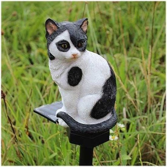 Lampe Solaire Decorative En Forme Du Chat Cdiscount Maison