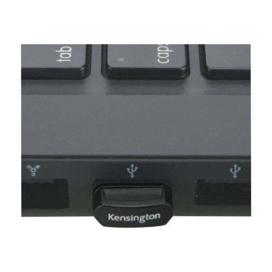 Kensington Pro Fit Mid-Size Souris pour droitiers optique sans fil 2.4 GHz récepteur sans fil USB noir