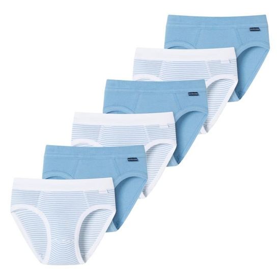 Schiesser Slips Hommes Personal Fit - lot de 3 Bleu foncé