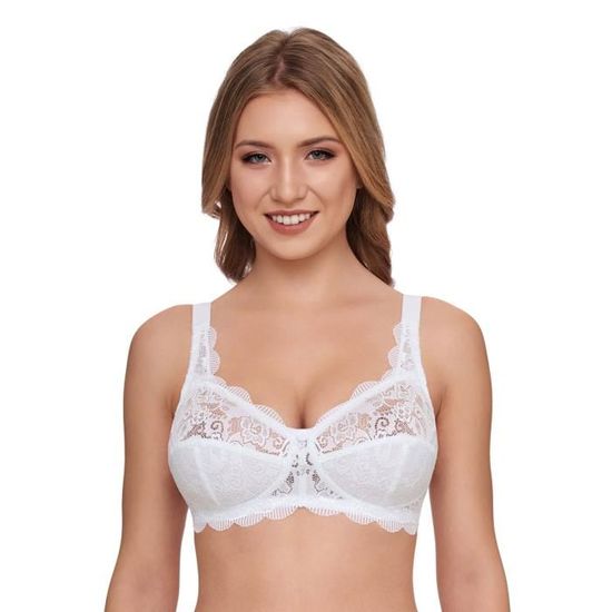 Lot de 2 soutiens-gorge non rembourrés, bonnets D-H - Bleu - Femme