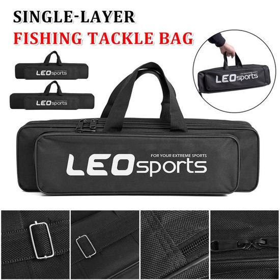 Sac De Canne à Pêche Pliable Funien - Sac Rangement Matériel Pêche Portable 120/140/160cm - Nylon Résistant Avec Bandoulière