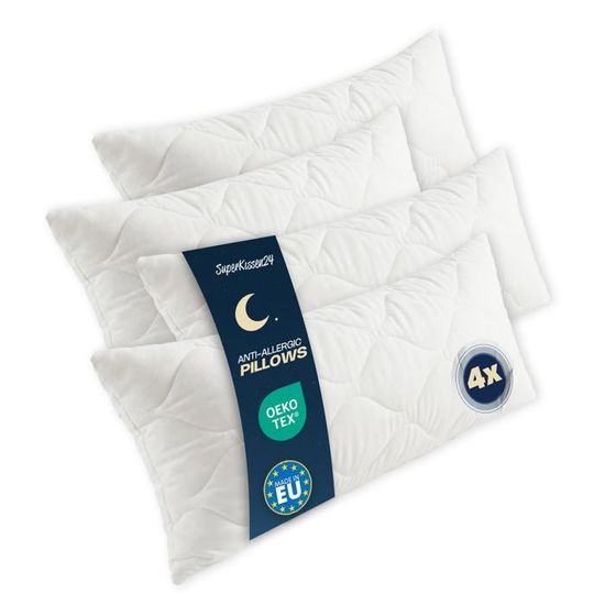 SuperKissen24. Oreillers en Microfibre 50x50 cm avec Garnissage